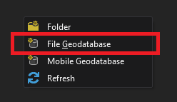 Feature Class to Geodatabase